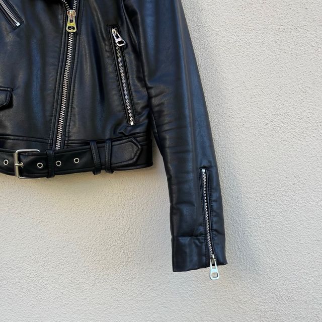 Giubbotto Biker Zara Nero