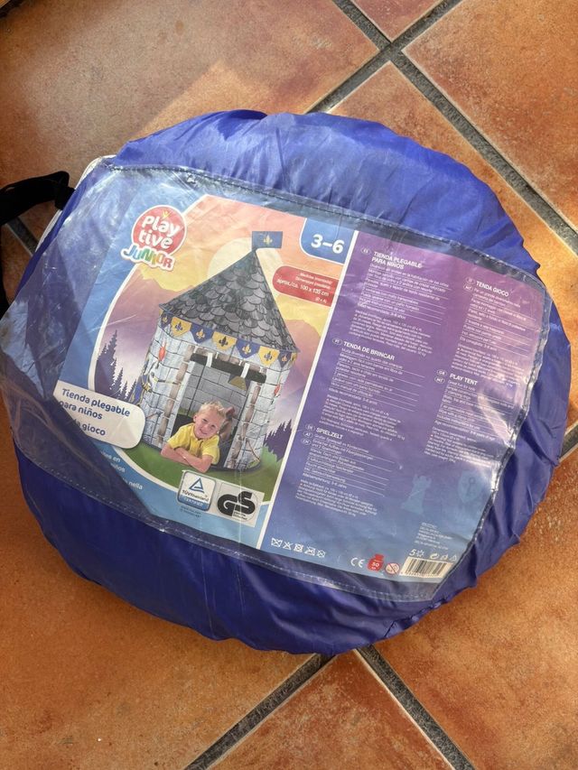 Castillo de tela para niños