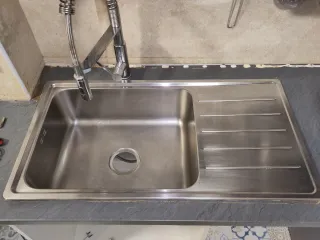 Fregadero Vattudalen Ikea 1 seno acero