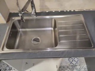 Fregadero Vattudalen Ikea 1 seno acero