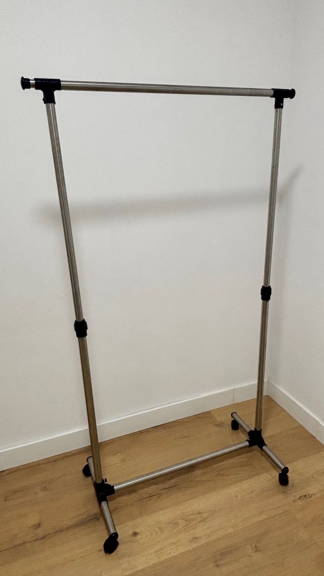 Perchero Burro Ropa Metálico Ajustable