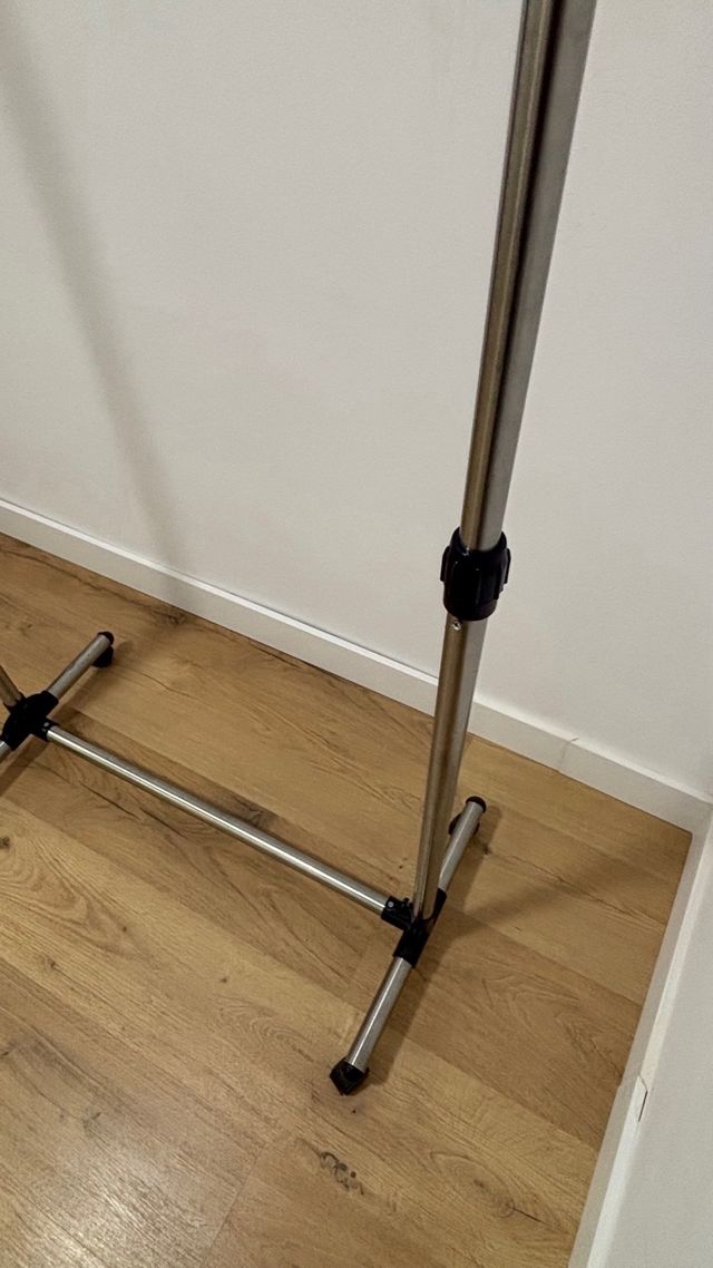 Perchero Burro Ropa Metálico Ajustable