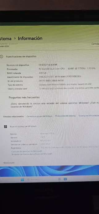 Pack 2 PCs Sobremesa Negro/Azul