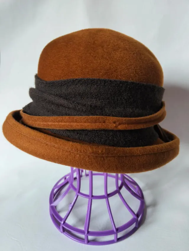 Sombrero señora Mayser M marrón y negro