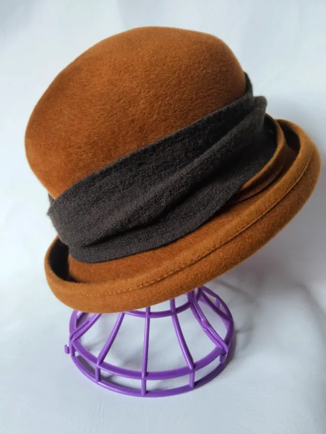 Sombrero señora Mayser M marrón y negro