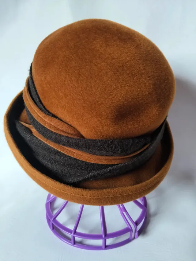 Sombrero señora Mayser M marrón y negro