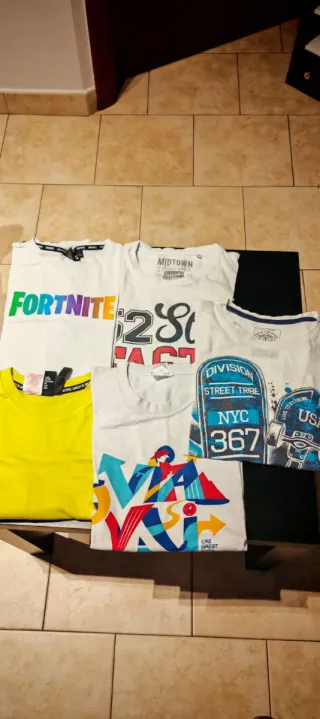 Lotto 5 magliette bambini