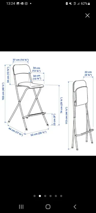 Taburete Alto Franklin Ikea