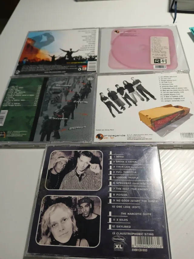 Lote 5 CDs Ska y Hardcore