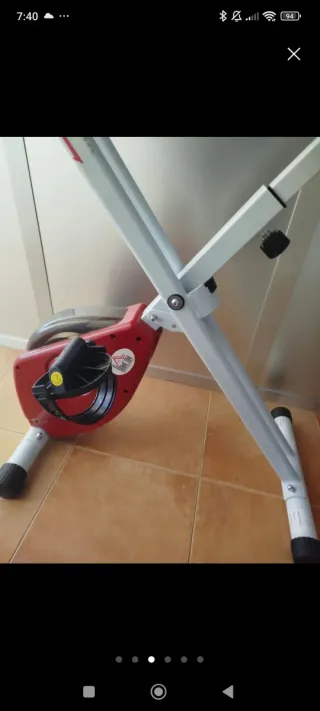 Bicicleta Estática Plegable