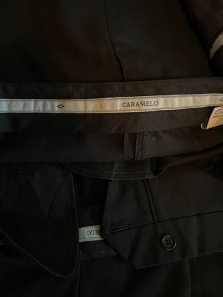 Traje Caramelo Negro