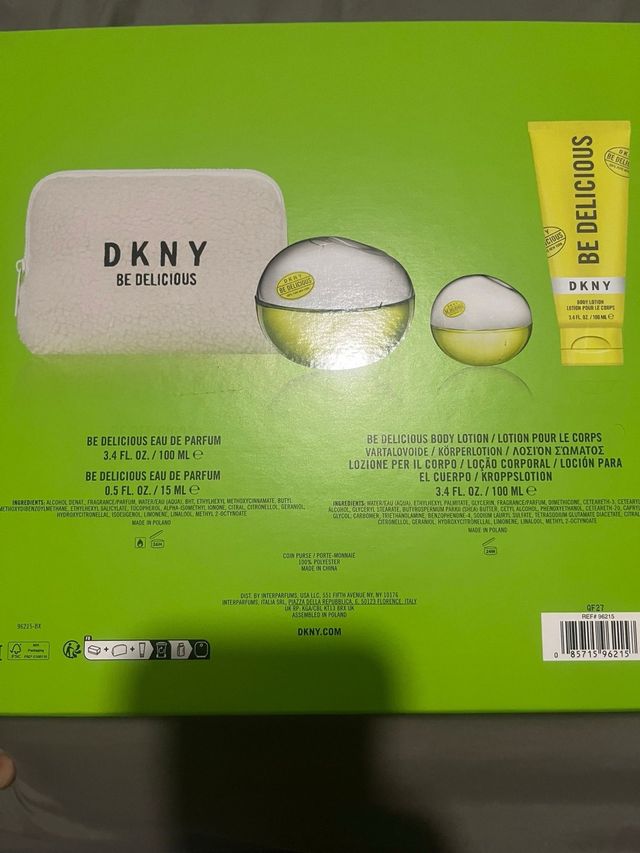 DKNY Be Delicious Set Neceser + Mini Perfume + Bod