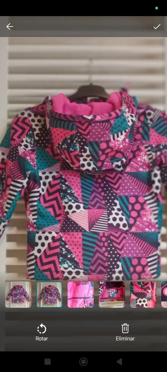 Abrigo exterior Waterproof e interior polar T:5-6