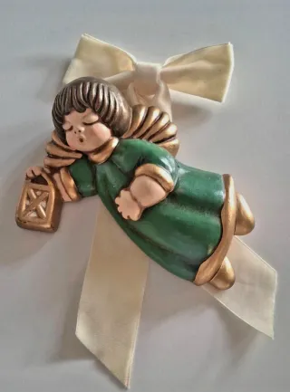 Angelo Thun Ceramica Dorato e Verde