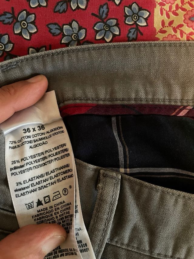 3 Pantalones Dockers Marrón y Gris W36xL36