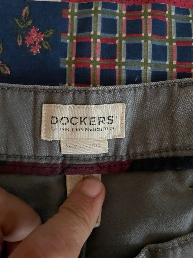 3 Pantalones Dockers Marrón y Gris W36xL36