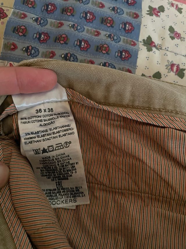 3 Pantalones Dockers Marrón y Gris W36xL36