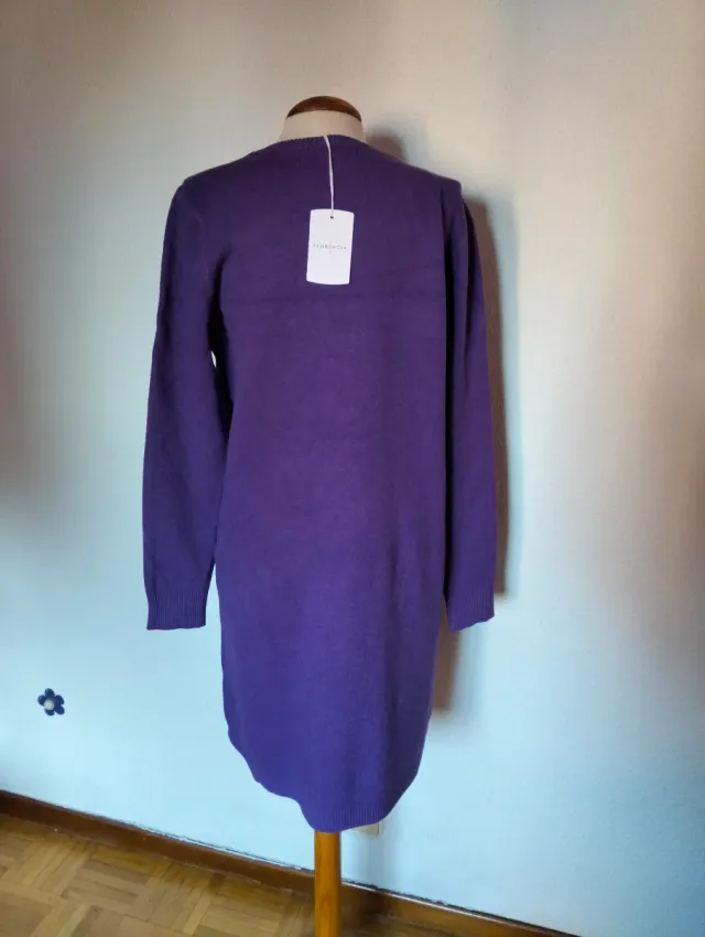Vestido punto morado Florencia Talla Única