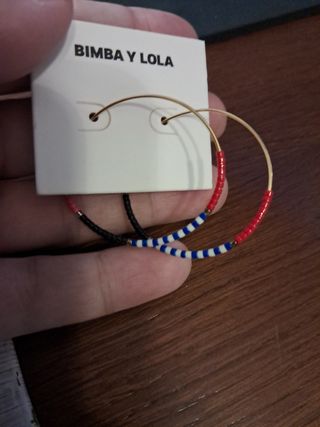 Pendientes Bimba y Lola Aro Cuentas