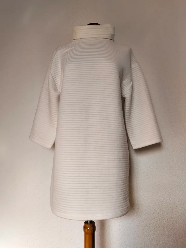 Vestido Zara Blanco Talla S