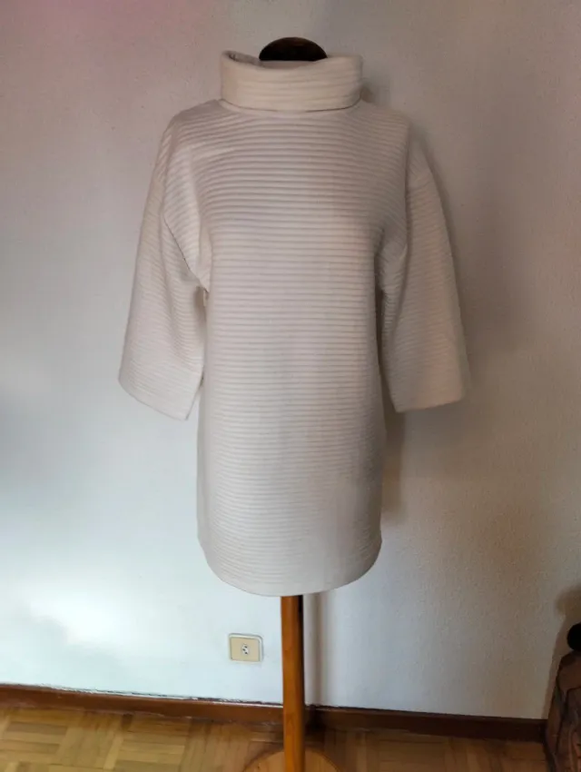 Vestido Zara Blanco Talla S