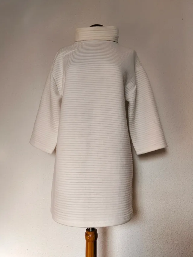 Vestido Zara Blanco Talla S