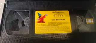 VHS Los Increíbles Disney Pixar Español