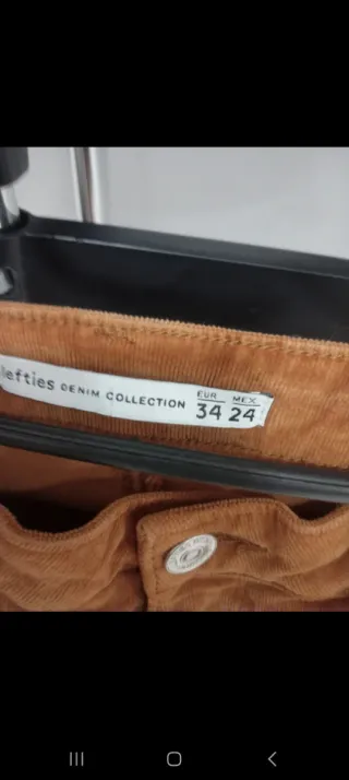 Pantalón de pana marrón