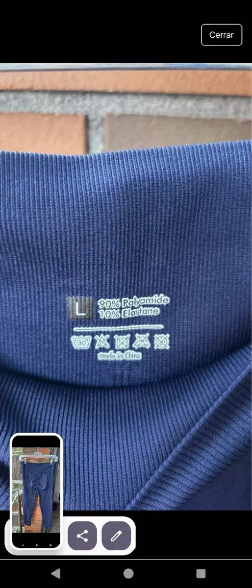 Leggings azules para gym