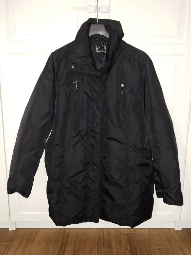 Giacca donna piuma nera