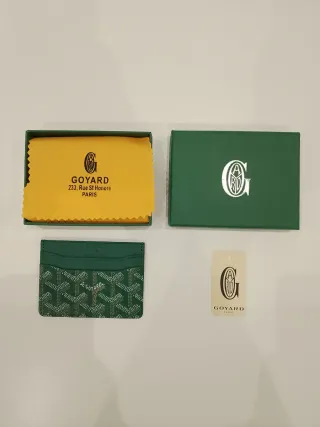 Goyard Tarjetero Verde