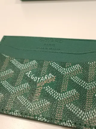 Goyard Tarjetero Verde