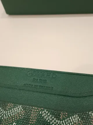 Goyard Tarjetero Verde