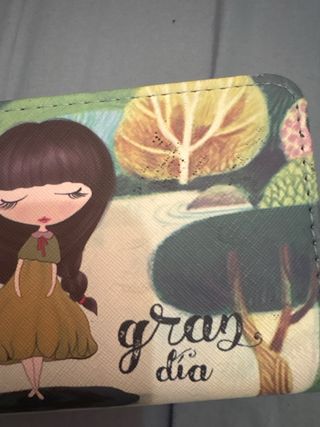 Billetera mujer estampado Hoy puede ser un gran dí