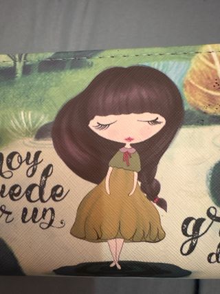 Billetera mujer estampado Hoy puede ser un gran dí