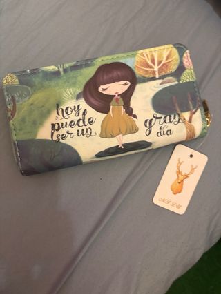 Billetera mujer estampado Hoy puede ser un gran dí