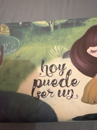 Billetera mujer estampado Hoy puede ser un gran dí