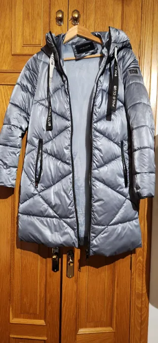 Anorak Polo Club plateado