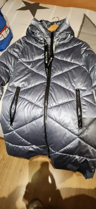 Anorak Polo Club plateado