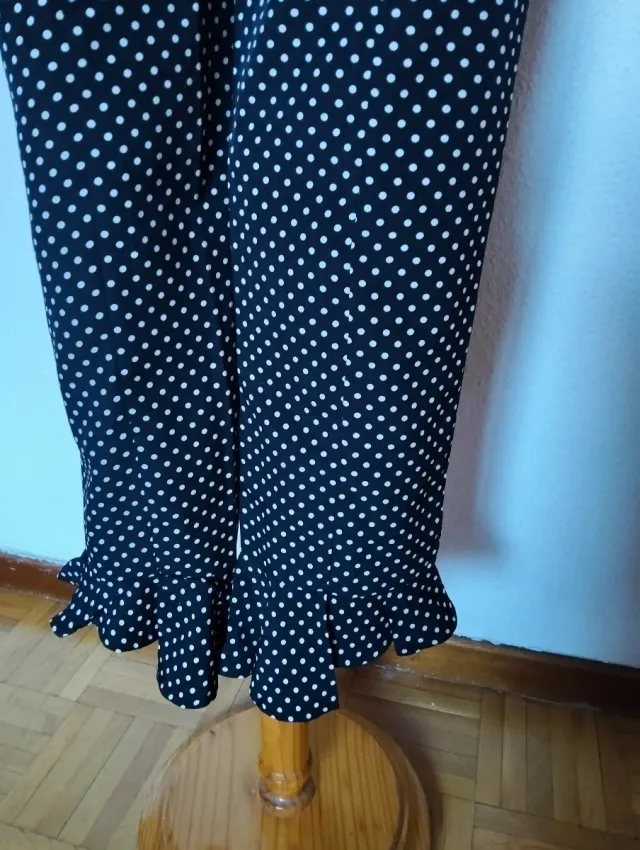 Pantalón Teria Yabar lunares volantes Talla S