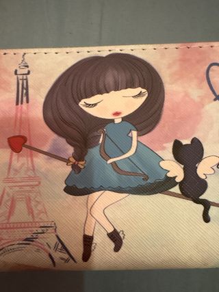 Billetera mujer estampado París