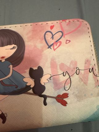 Billetera mujer estampado París