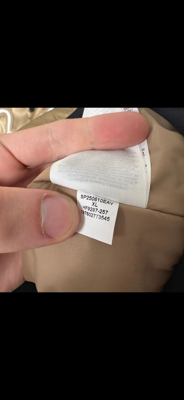 Chaqueta Jordan MVP Varsity Satin Bomber XL