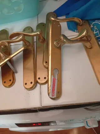 Lotes Pomos Puerta Latón