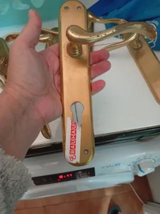 Lotes Pomos Puerta Latón