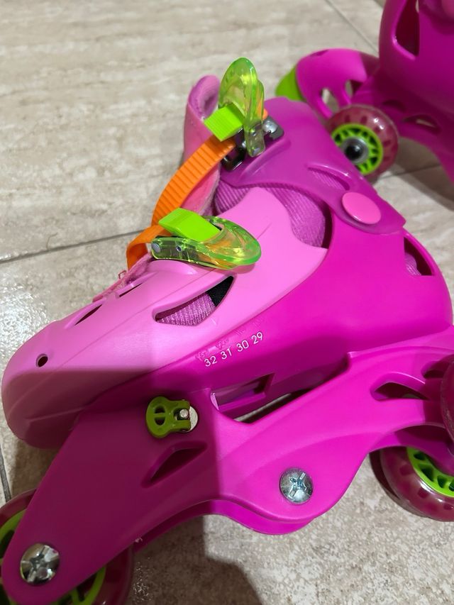 Patines ajustables 3 ruedas convertibles