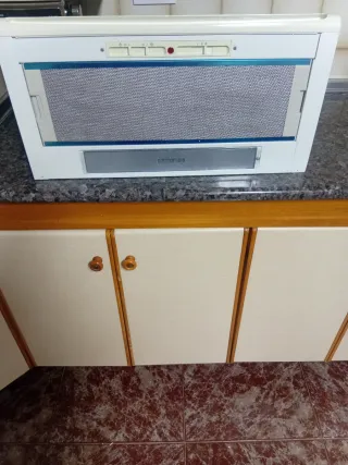 Campana extractora Cata extraíble blanca