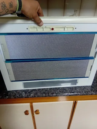 Campana extractora Cata extraíble blanca