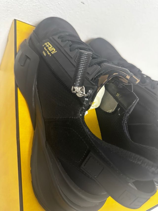 Fendi Flow Black Sneakers