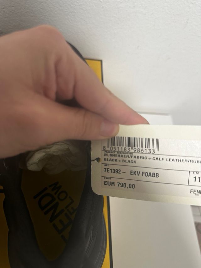 Fendi Flow Black Sneakers